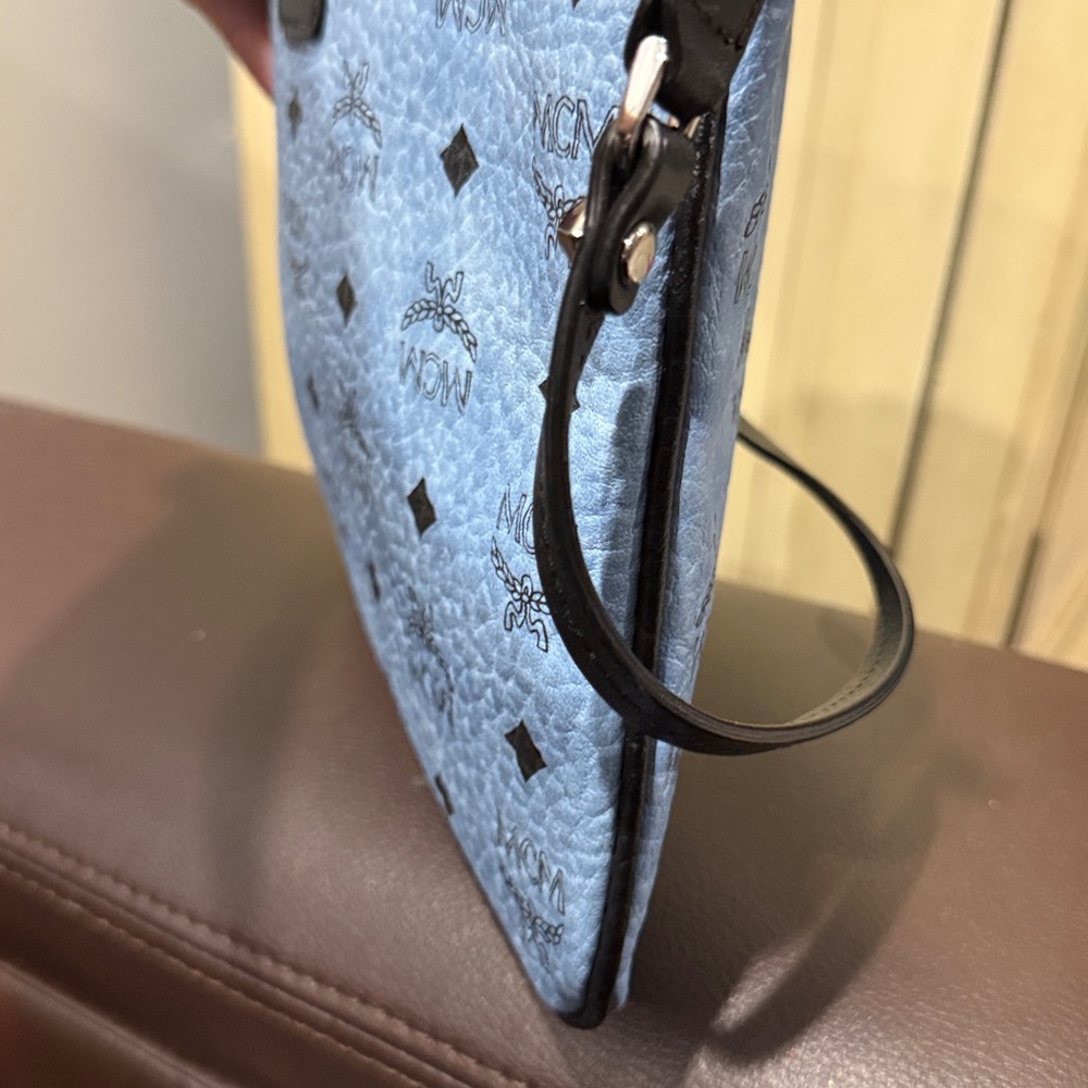 MCM Blue Pouch - Picture 3 of 5